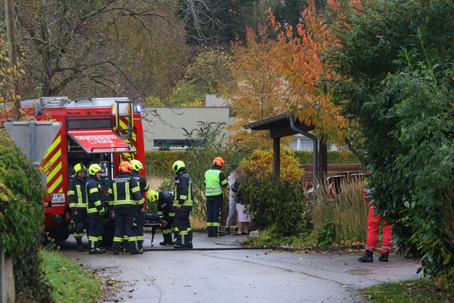 Zimmerbrand in einem Einfamilienhaus in Weibern rasch unter Kontrolle gebracht