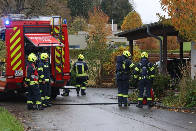 Zimmerbrand in einem Einfamilienhaus in Weibern rasch unter Kontrolle gebracht