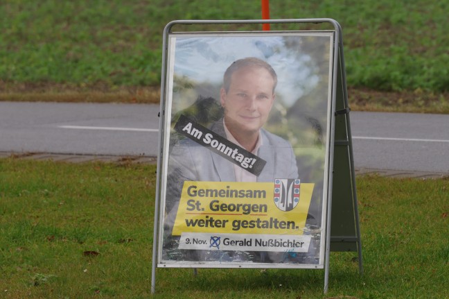 Gerald Nu�bichler (�VP) zum neuen B�rgermeister von St. Georgen bei Grieskirchen gew�hlt