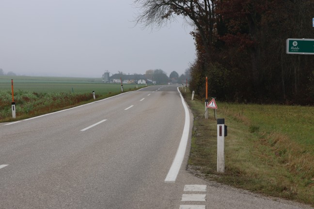 T�dlicher Verkehrsunfall: 35-J�hriger bei Pettenbach nachts von Auto �berrollt