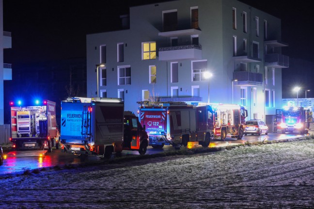 Brand im Keller eines Mehrparteienwohnhauses in Asten