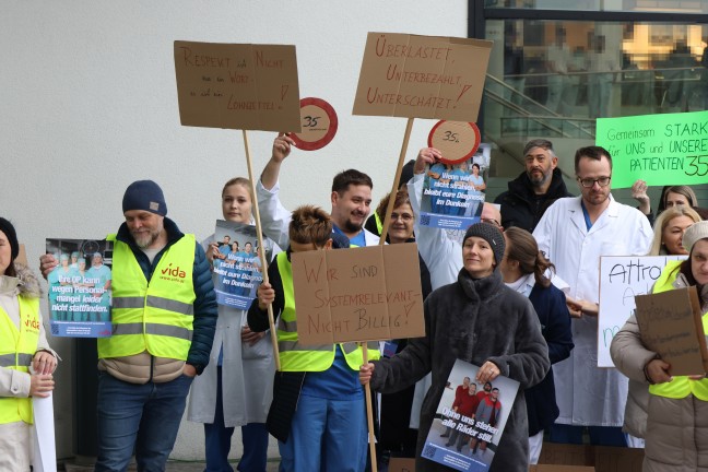 Entlastung gefordert: Betriebsversammlungen bei Ordensspit�lern in Ober�sterreich
