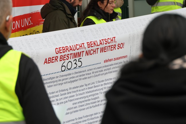 Entlastung gefordert: Betriebsversammlungen bei Ordensspit�lern in Ober�sterreich