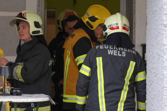 Herd eingeschalten, Hund im Geb�ude: Dringende T�r�ffnung bei Unternehmen in Wels-Vogelweide