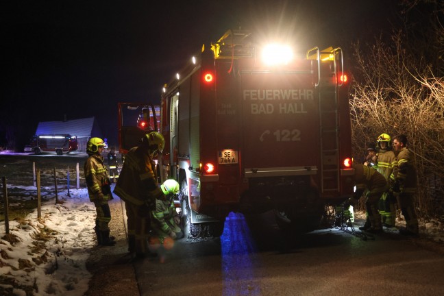Brand einer Jagdh�tte am Ramsauer Gr��tenberg in Molln l�st Gro�einsatz aus