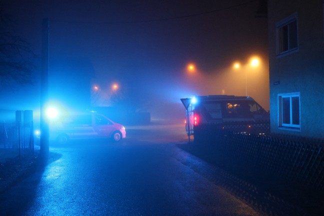 K�chenbrand in einem Wohngeb�ude in H�rsching fordert zwei Verletzte