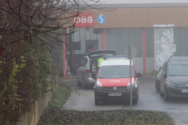 T�dliches Ereignis: Person im Bahnhofsbereich in Leonding von G�terzug erfasst und t�dlich verletzt