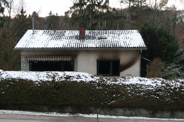 T�dlicher Brand: 85-J�hriger bei Vollbrand eines Wohnhauses in Garsten ums Leben gekommen