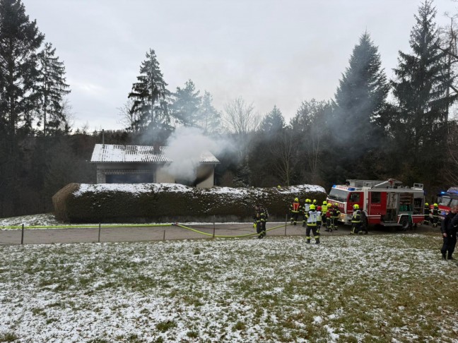 T�dlicher Brand: 85-J�hriger bei Vollbrand eines Wohnhauses in Garsten ums Leben gekommen