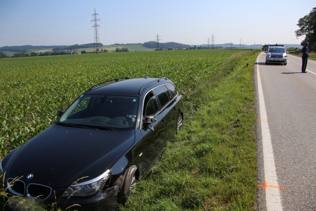 Schwerer Verkehrsunfall mit Motorrad bei Neukirchen bei Lambach