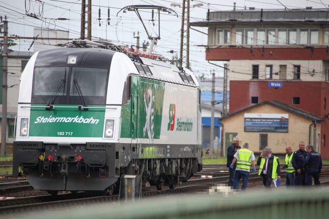 Tdlich verletzter Mann im Gleisbereich beim Welser Hauptbahnhof aufgefunden