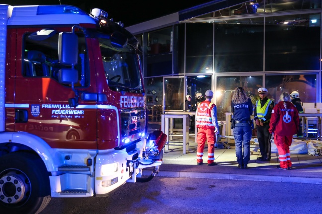 Kleinbrand sorgte für Rauchentwicklung im Kinocenter in Wels-Waidhausen