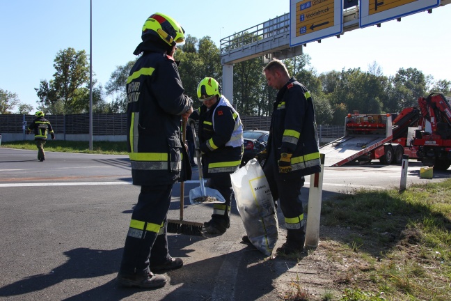 Schwerer Verkehrsunfall auf der Umfahrung Schwanenstadt