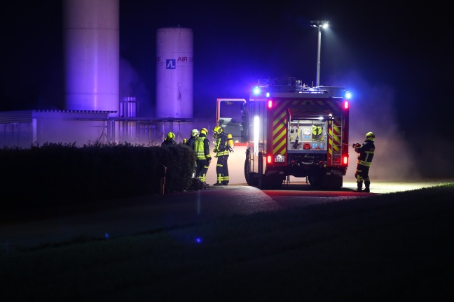 Stickstoffaustritt sorgte für Einsatz der Feuerwehr in Gunskirchen