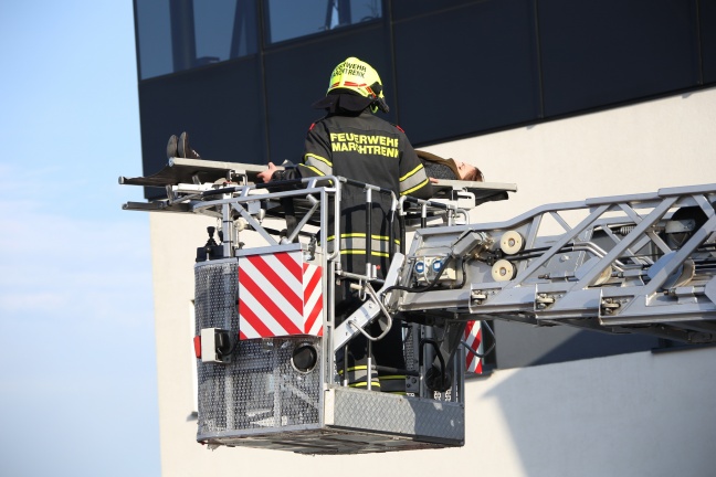 Einsatzübung der Feuerwehr in Weißkirchen an der Traun