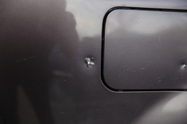 Schüsse auf ein abgestelltes Fahrzeug in Wels-Vogelweide abgegeben