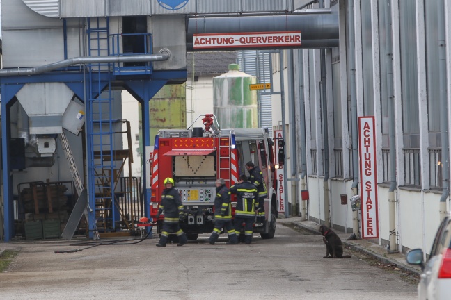 Brand in einem Gewerbebetrieb in Oberndorf bei Schwanenstadt