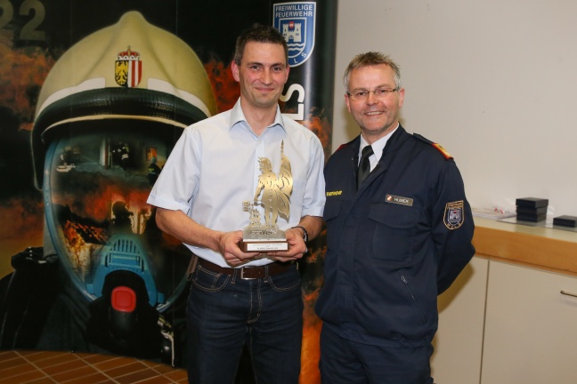 Karl Loidl als Feuerwehrmann des Jahres ausgezeichnet