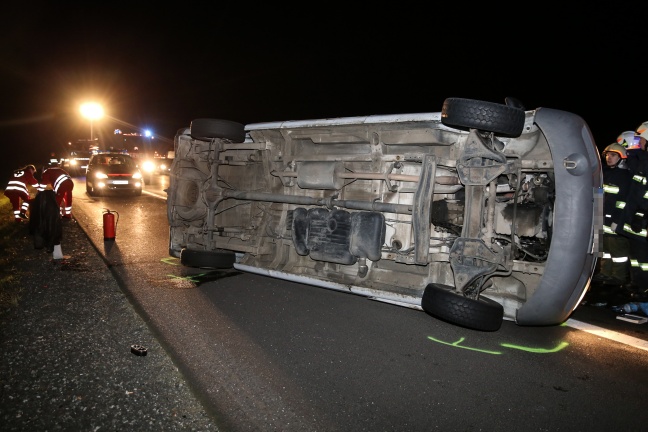 Verkehrsunfall auf der Innkreisautobahn bei Meggenhofen fordert einen Schwerverletzten