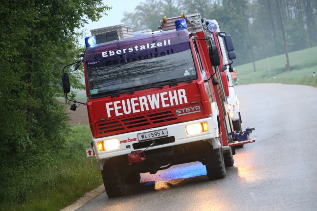 Schwerer Verkehrsunfall auf der Großendorfer Straße in Eberstalzell