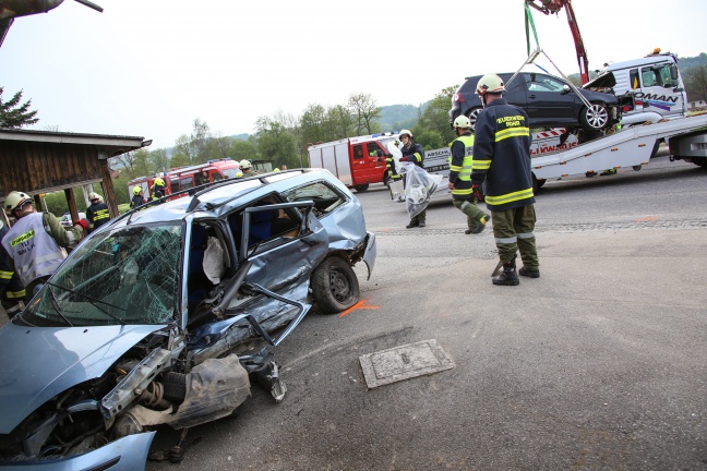 Tdlicher Verkehrsunfall auf der Voralpenstrae in Rohr im Kremstal