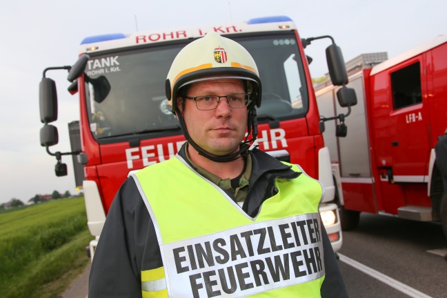 Tdlicher Verkehrsunfall auf der Voralpenstrae in Rohr im Kremstal