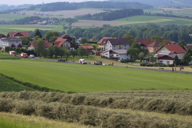 Tödlicher Verkehrsunfall auf der Pramer Straße in Geiersberg