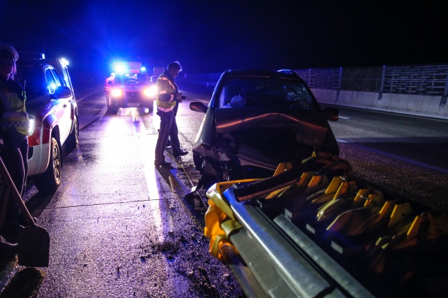 Schwerer Verkehrsunfall auf der Westautobahn bei Sattledt fordert einen Verletzten