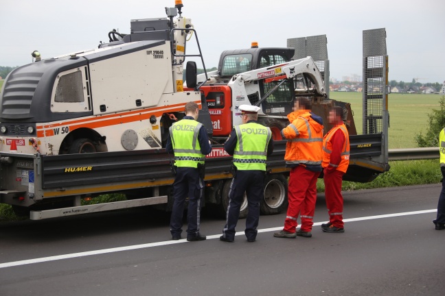 Tödlicher Verkehrsunfall auf der Welser Autobahn bei Pucking