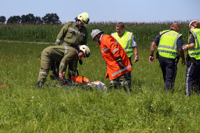 Motorradlenker (48) bei schwerem Verkehrsunfall in Michaelnbach tödlich verletzt