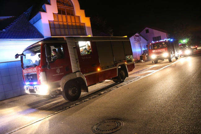 Chemische Reaktion sorgt für Feuerwehreinsatz in Wartberg an der Krems