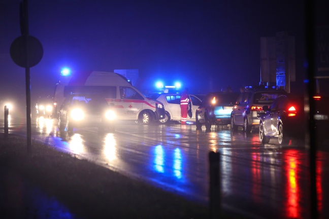 Verkehrsunfall in Weißkirchen an der Traun fordert einen Verletzten