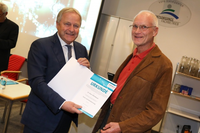 Energie AG ehrt verdiente Mitwirkende am Bürgerbeteiligungsmodell der Welser Abfallverwertung