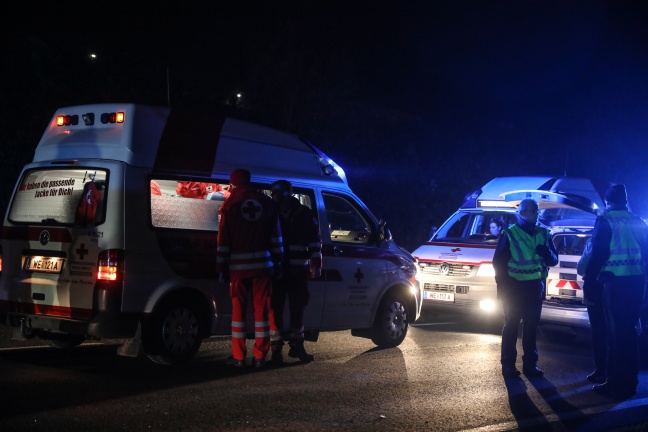 Fugnger auf der Pyhrnpass Strae in Thalheim bei Wels von Auto erfasst und schwer verletzt