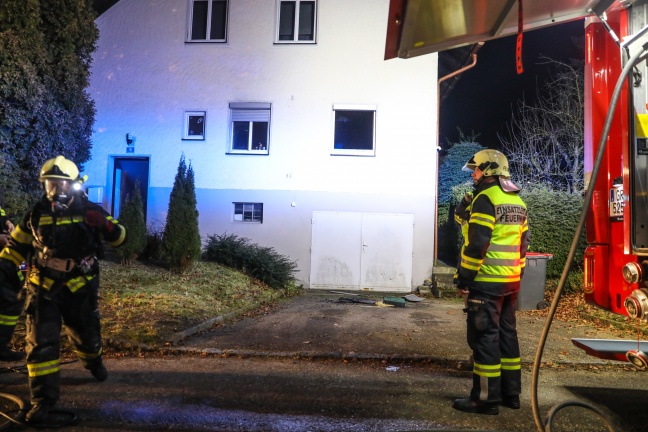 Küchenbrand in einem Wohnhaus in Gaspoltshofen