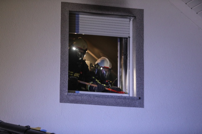 Brand im Badezimmer eines Wohnhauses in Schleißheim