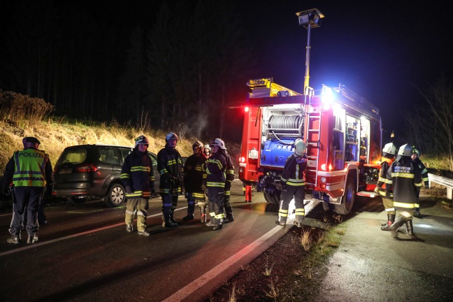 Drei Verletzte bei Frontalcrash auf der Nibelungen Straße in Waldkirchen am Wesen