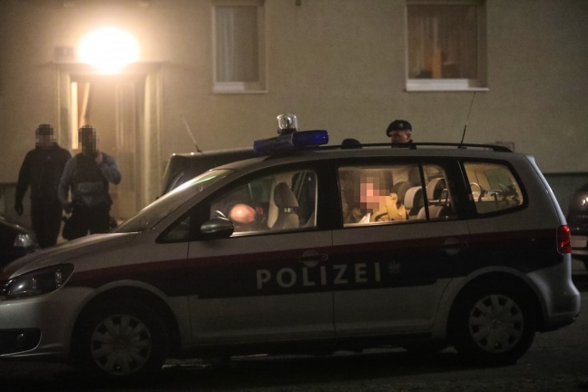 Polizei- und Cobraeinsatz bei Festnahme in Wels-Neustadt
