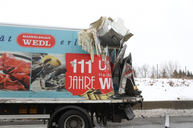 Schwerer LKW-Unfall auf der Innkreisautobahn bei Steinhaus