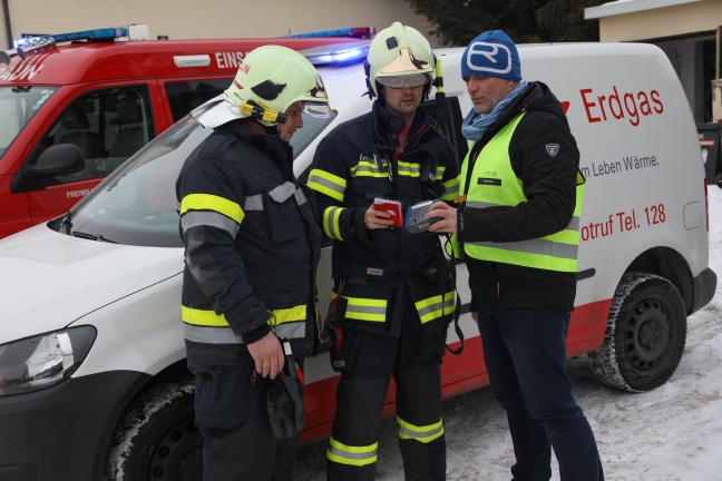 Gasleitung bei Bauarbeiten in einem Haus in Traun beschdigt