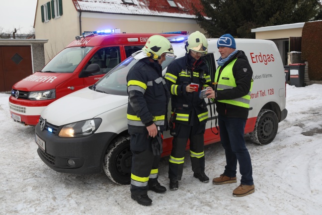 Gasleitung bei Bauarbeiten in einem Haus in Traun beschdigt