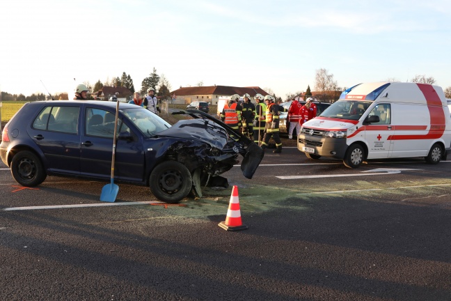 Verkehrsunfall auf der Pyhrnpass Straße bei Steinhaus fordert zwei Verletzte
