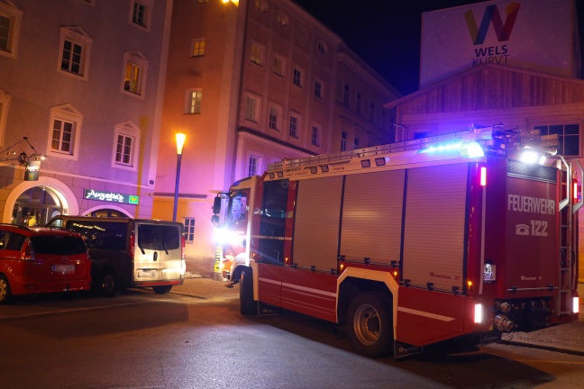 Räucherstäbchen sorgten für Brandverdacht in Wels-Innenstadt