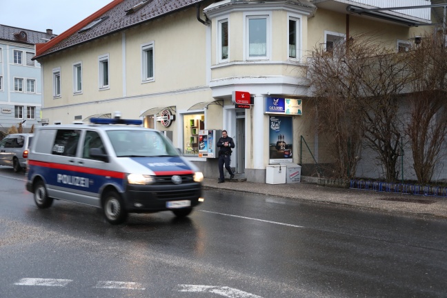 Raubüberfall auf Trafik in Schwanenstadt