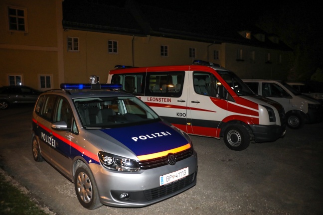 Alkoholisierte Jugendliche lösten große Rettungsaktion in Grünburg aus