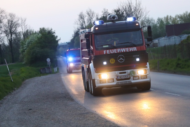 Kleinbrand in Abfallverwertungsunternehmen in Wels-Schafwiesen rasch abgelöscht