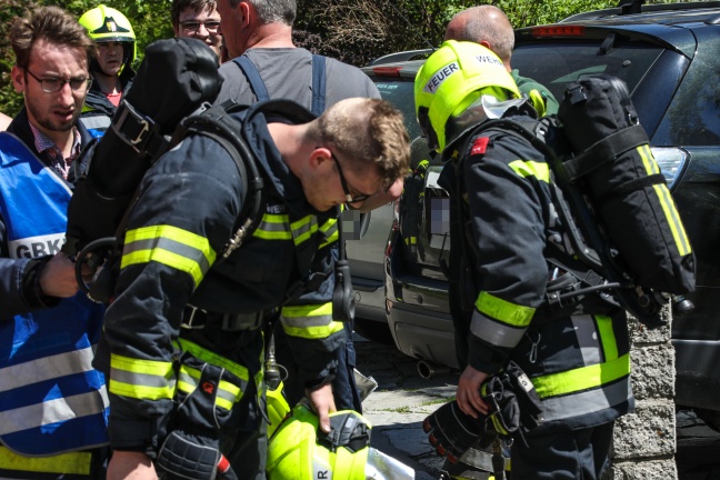 Vier Feuerwehren bei Küchenbrand in Wilhering im Einsatz
