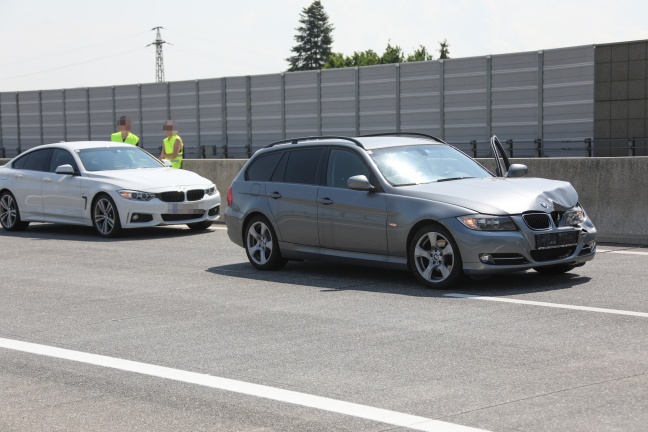 Serienunfall auf der Westautobahn bei Vorchdorf fordert mehrere Verletzte