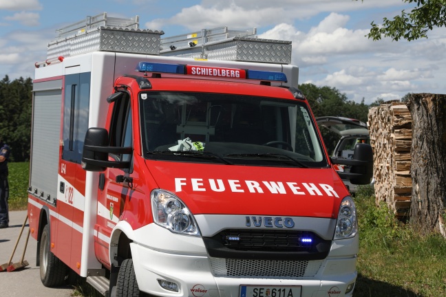 Verkehrsunfall in Schiedlberg fordert einen Schwerverletzten