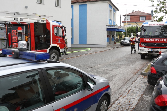 Vier Feuerwehren bei Brand in Waizenkirchen im Einsatz